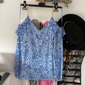 Stunning L cold shoulder blouse Michael Kors